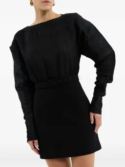 Rebecca Vallance Ursula Mini Dress Black Size 8 for rent on The Volte - image 2