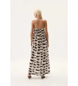 Aje Airlie Strapless Maxi Dress Light Plume Size 10/M for rent on The Volte - image 3