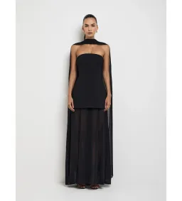Sheike Marissa Maxi Dress Black Size AU 8 for rent on The Volte - image 1