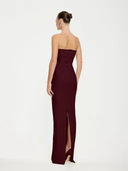 Effie Kats Monroe Gown Wine Size 6 for rent on The Volte - image 2