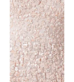 Needle and Thread Amalie Sequin V-Neck Gown Pale Pink in Size 8 for rent on The Volte - image 4