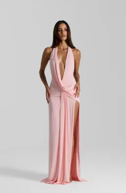 Natalie Rolt Winona Gown in Blossom Pink Size 0 / AU 6 for rent on The Volte - image 1