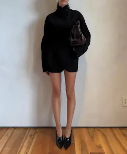 Lillian Khallouf Laff Dress in Black Size 8 for rent on The Volte - image 3