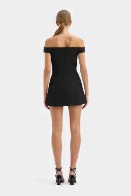 Sir the Label Sandrine Off Shoulder Mini Dres Black Size 8 for rent on The Volte - image 4