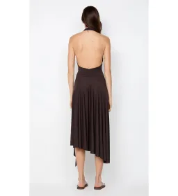 Bec & Bridge Nessie Halter Dress Dark Chocolate Size 10 for rent on The Volte - image 4