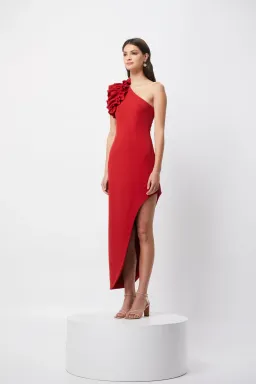 Elliatt Womanism Gown Red Size M / AU 10 for rent on The Volte - image 3