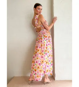 Ownley Benedict Top and Midi Skirt in Posey Print Size 10 for rent on The Volte - image 2