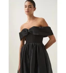 Aje Cordelia Corset Maxi Dress in Black Size S / AU 8 for rent on The Volte - image 4