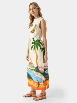 Alemais Samaki Midi Maxi Dress Size 14 for rent on The Volte - image 4