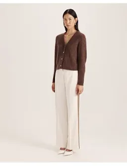 Saba Maisy Mohair Long Sleeve Cardi Choco Brown 12/M for rent on The Volte - image 3