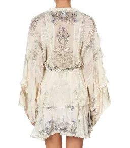 Camilla Tie Front Lace Insert Layer in Memories Of Moree Size M / AU 12 for rent on The Volte - image 4