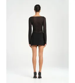 BENNI Faris Mini Dress Black Size AU for rent on The Volte - image 3