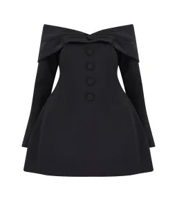 Odd Muse The Ultimate Muse Bow Mini Dress Black Size AU 4  for rent on The Volte - image 5