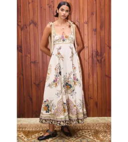 Alemais Antoinette Ballet Midi Sundress in Ivory Size AU 8 for rent on The Volte - image 1