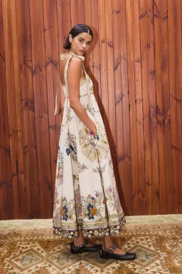 Alemais Antoinette Ballet Midi Sundress in Ivory Size AU 8 for rent on The Volte - image 2