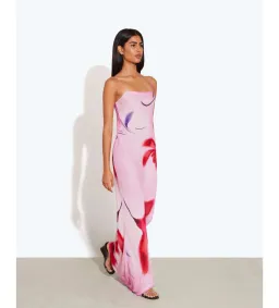 Rat & Boa Alici Pink Floral Maxi Dress Size 10 for rent on The Volte - image 2