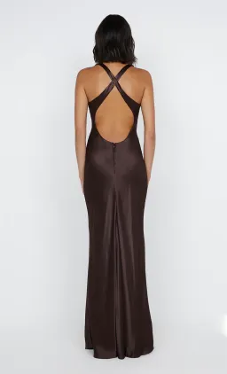 Bec & Bridge Maxina Crossover Maxi Dress Brown Size 12 for rent on The Volte - image 3