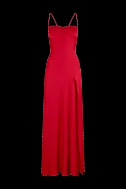 HNTR The Label Gaia Gown in Wine Size AU 8  for rent on The Volte - image 4