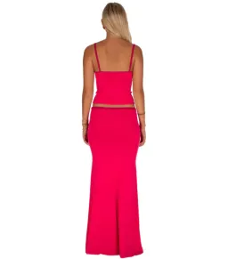 I am Delilah Lilly Tank and Maxi Skirt Set Red Size AU 8  for rent on The Volte - image 2