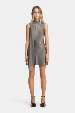 Hansen & Gretel Suki Mini Dress Dusty Olive Size 8 for rent on The Volte - image 1