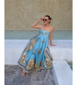 Alemais Cassie Sundress La Sirena Boutique Exclusive in Print Size 14 for rent on The Volte - image 4