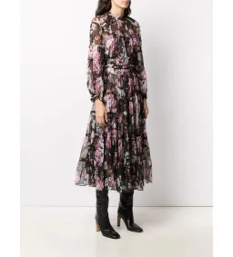 Zimmerman Charm Tiered Chiffon Midi Dress Size AU 10 for rent on The Volte - image 2