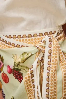 Alemais Mercado Shirt and Skirt Set Multi Size 16 for rent on The Volte - image 3