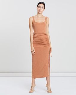 Misha Jacynta Dress Bronze Size 10 for rent on The Volte - image 1