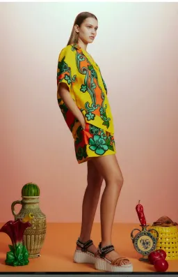 Alemais Flame Shirt and Short Set Size AU 14 for rent on The Volte - image 3