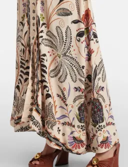 Farm Rio Classic Nature Midi Dress Print Size L / AU 12 for rent on The Volte - image 5