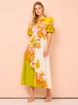 Alemais Silas Midi Dress Size 12 for rent on The Volte - image 2