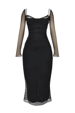House of CB Katarina Maxi Dress Black Size XS / AU 6 for rent on The Volte - image 3