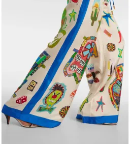 Alemais Rollers Silk Twill Shirt and Pants Multi Size 10  for rent on The Volte - image 4