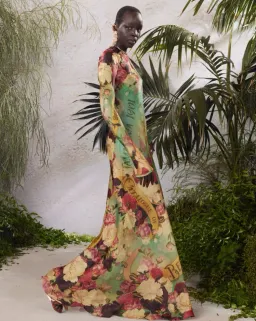 Zimmermann Wonderland Bias Slip Maxi Dress Peony Garden Floral Size 1 / AU 10 for rent on The Volte - image 5