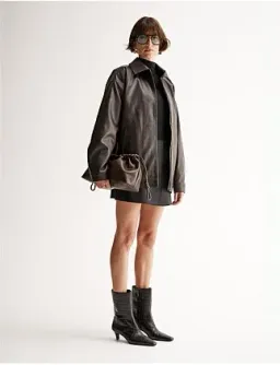 Elka Collective Melton Jacket Chocolate Size 8/S for rent on The Volte - image 3