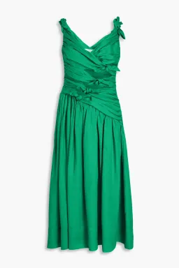 Zimmermann Tiggy Bow Midi Dress In Green Size 1 / AU 10  for rent on The Volte - image 4