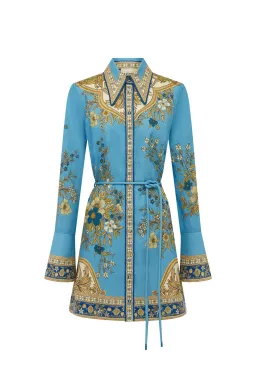 Alemais Cassie Mini Dress Blue Multi Size 8 for rent on The Volte - image 5