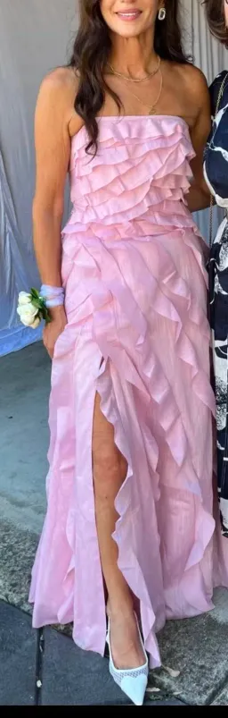 Aje Allairie Gown Chalk Pink Size S / AU 8 for rent on The Volte - image 5