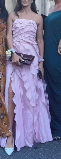 Aje Allairie Gown Chalk Pink Size S / AU 8 for rent on The Volte - image 6