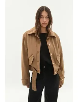 Calyx Vegan Suede Jacket for rent on The Volte - image 9