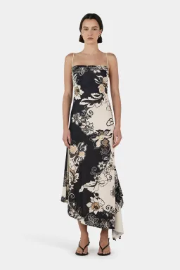 Hansen and Gretel Lani Dress Nightgarden Midi Size AU 6 for rent on The Volte - image 1