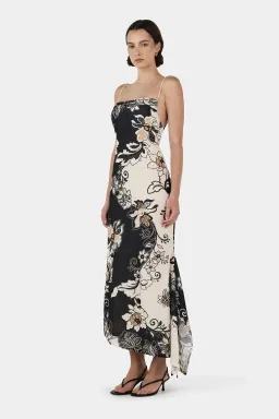 Hansen and Gretel Lani Dress Nightgarden Midi Size AU 6 for rent on The Volte - image 4