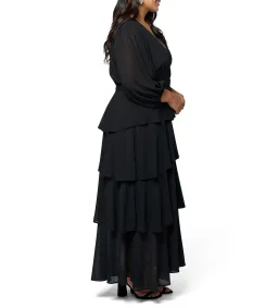 Curve Project Temptress Maxi Dress Black by Pink Dusk Size 16 for rent on The Volte - image 3