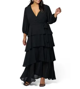 Curve Project Temptress Maxi Dress Black by Pink Dusk Size 16 for rent on The Volte - image 1