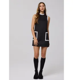 Chelsea St Chelsea Mini in Black with White Piping Size S / AU 8 for rent on The Volte - image 1