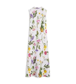 Ted Baker Addilin Cowl Neck Slip Midi Dress White Floral Size 2 AU 10 for rent on The Volte - image 6