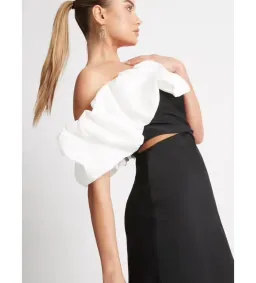 Sheike Margot Maxi Dress Black/White Size 12 for rent on The Volte - image 2