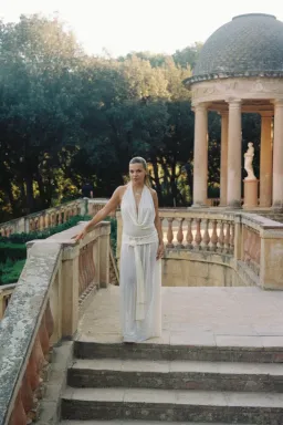 Raphaella Santana Hera Dress in Cream Size 8 for rent on The Volte - image 1