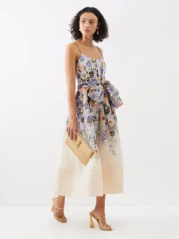 Zimmermann Tama Corset Midi Dress Floral Size 3 / AU 14 for rent on The Volte - image 3