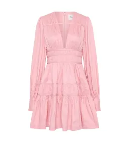 Aje Fallingwater Gathered Mini in Pink Size S / AU 8 for rent on The Volte - image 5